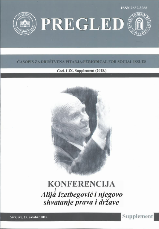 					View 2018: Konferencija "Alija Izetbegović i njegovo shvatanje prava države"
				